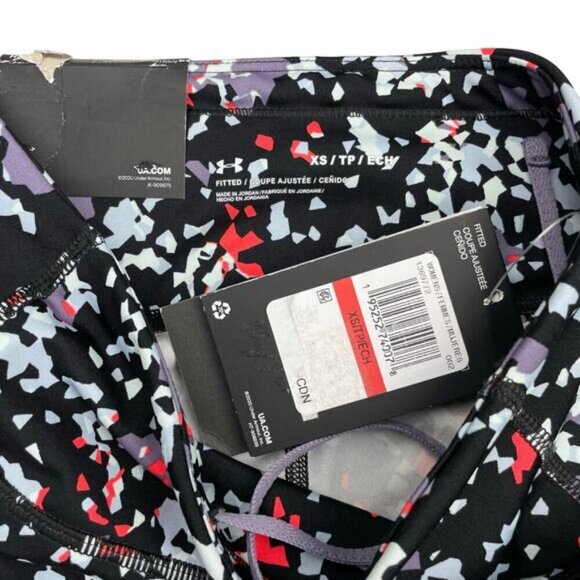 NWT UNDER ARMOUR Launch Printed High Rise Ankle Tights Sz XS - Picture 5 of 7